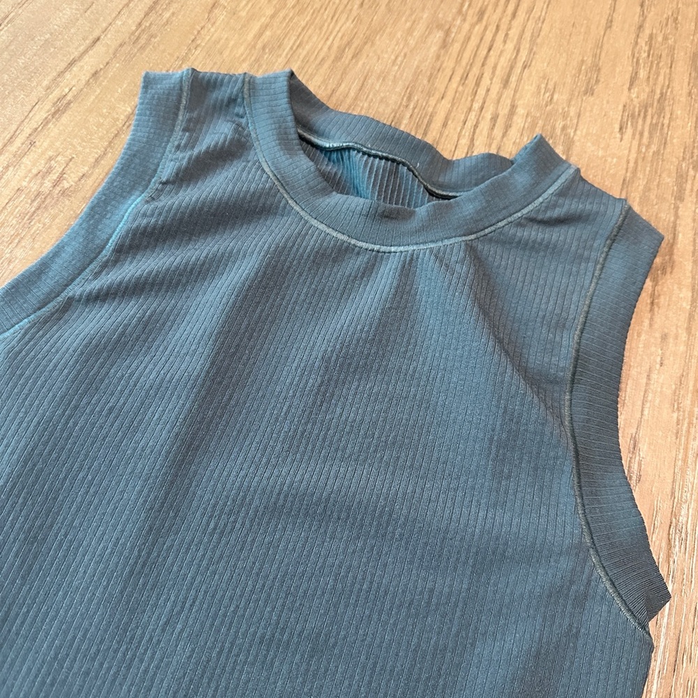 Athleta Renew Seamless Muscle Tank Size XXS Slate Blue - Picture 5 of 9